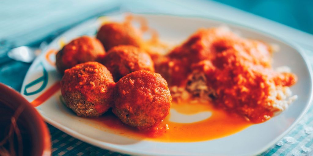 Albondigas de soja texturizada. Foto de Antonio Cansino en Pixabay