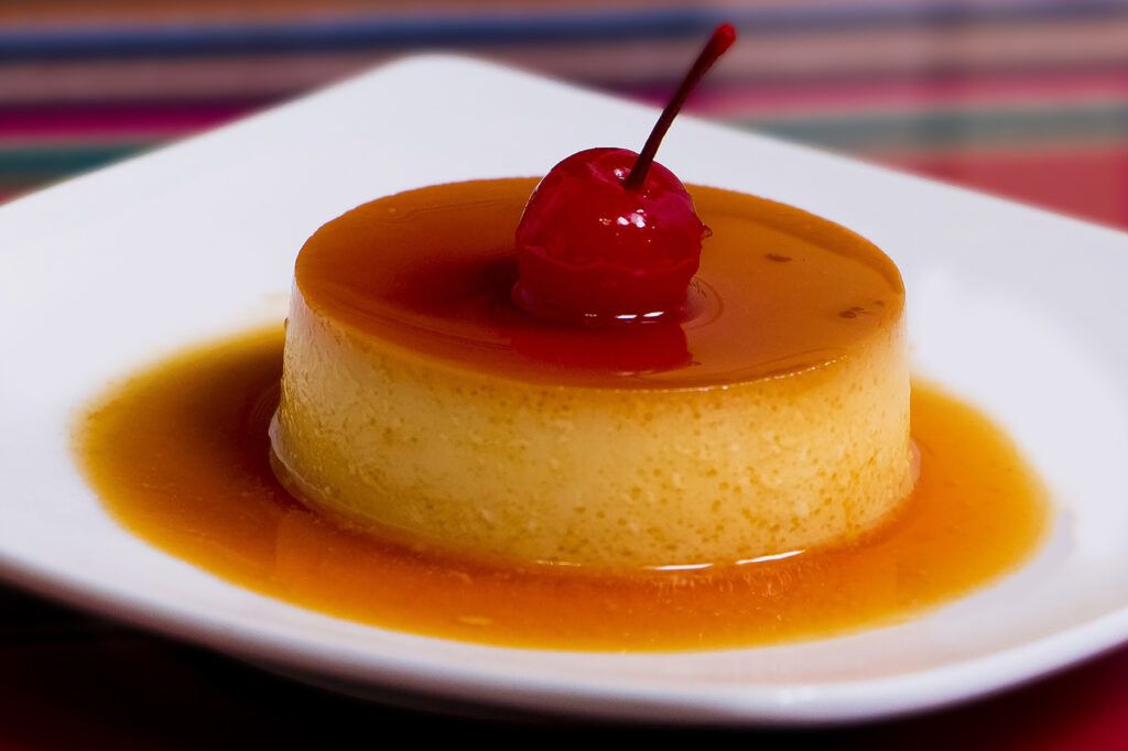 Flan de castañas. Foto de Alfonso Charles en Pixabay
