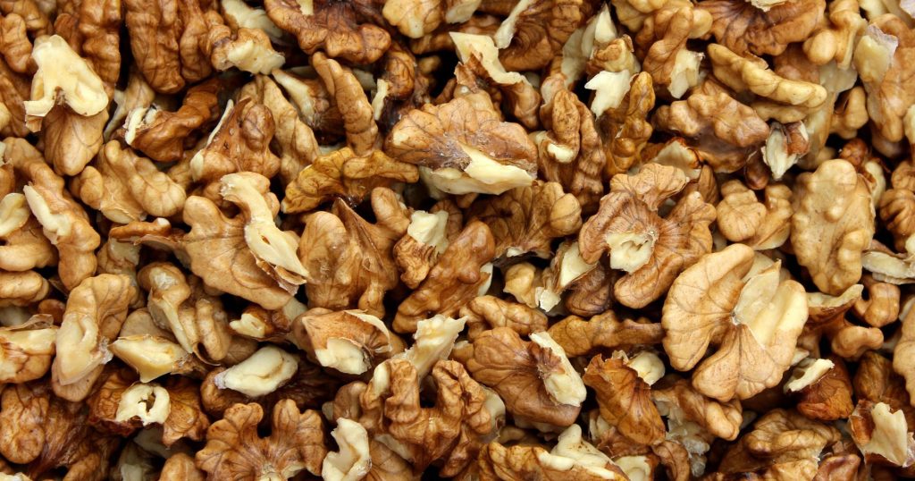 Nueces peladas. Foto de Alicja en Pixabay