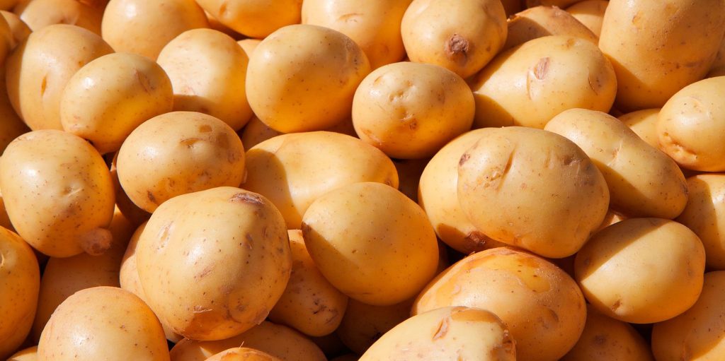 Patatas de piel amarilla. Foto de Wang Dong en Pixabay